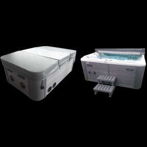 Whirlpool Outdoor Aussenwhirlpool HotTub WLan Pool NEU W195SL 2-3P KINGSPA